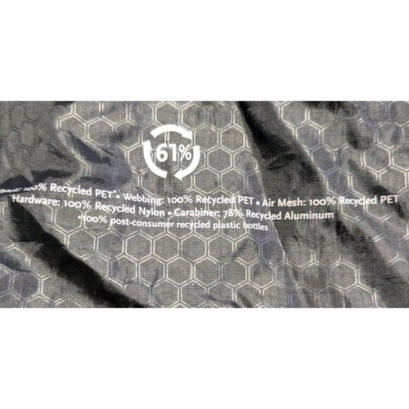 ChicoBag Travel Pack rePETe + Refine Compact Recycled Backpack Eco-Friendly - Picture 11 of 16